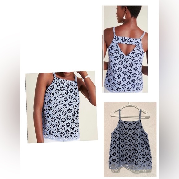 Anthropologie Tops - Maeve by Anthropologie Quinn Daisy Floral Lace Tank Top size 12